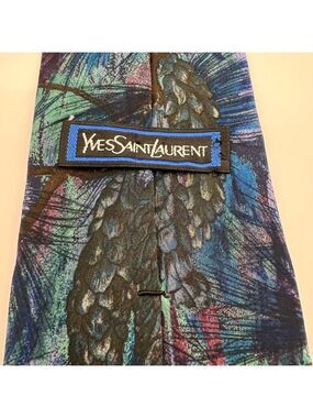 Yves Saint Lauren Tie Blue